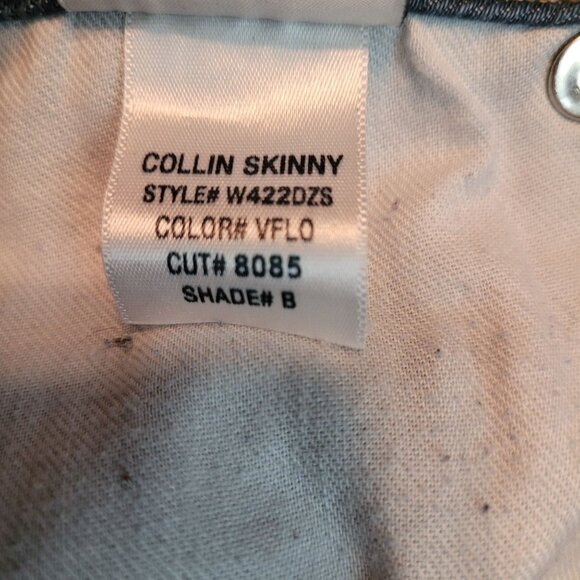 Hudson Jeans Size 28 Collin Flap Skinny Low Rise Medium Light Wash Western - Picture 5 of 11